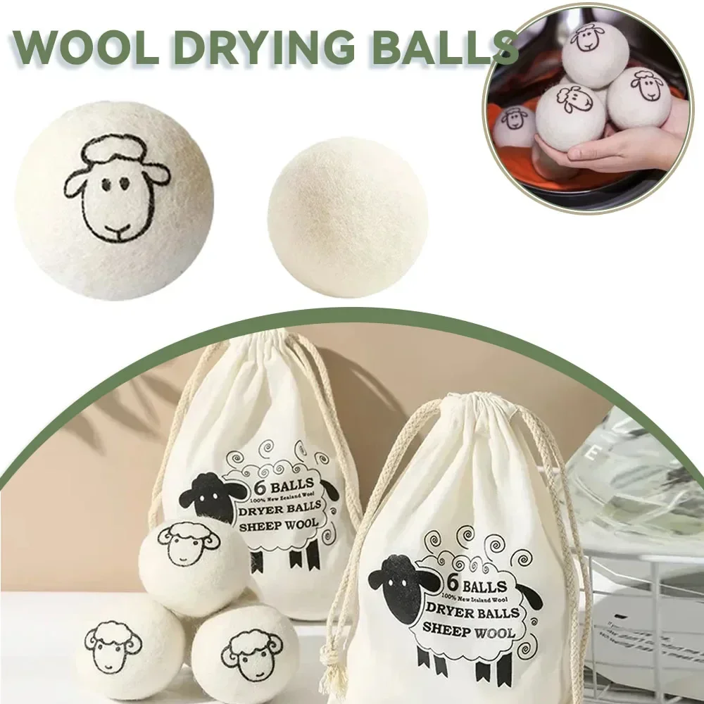 Wool Drying Balls Reusable Softener Clothing 5cm Drying Kit Balls Practical Household Washing Balls Wool Drying Balls
