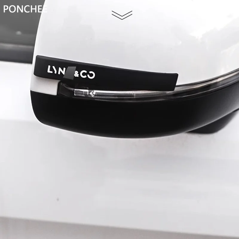 

Для Lynk & Co 01 2021-2025 дверные полоски для предотвращения столкновений, зеркало заднего вида, полоса для предотвращения столкновений, принадлежности для модификации автомобиля