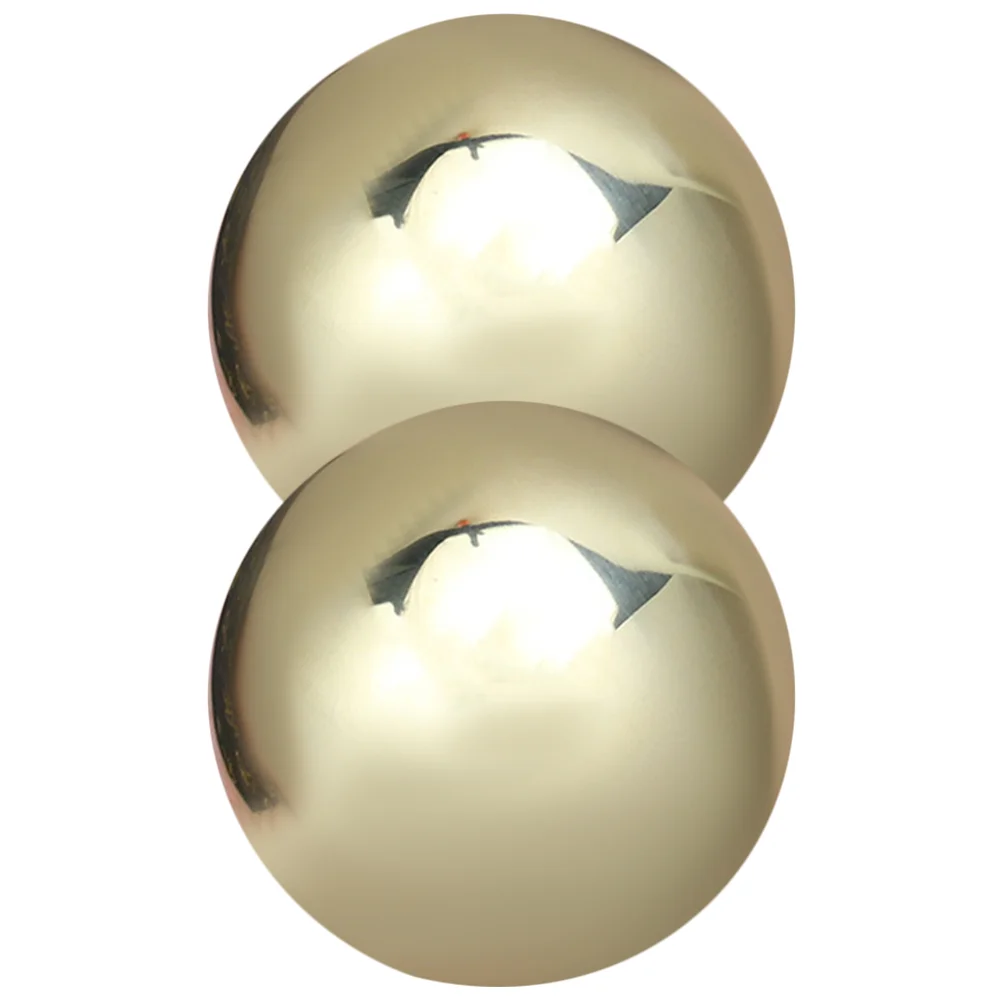 

Exercise System Solid Brass Ball Health Fitness Middle-aged and Elderly Hand Massage Pair Foot Massager Balls Magnet