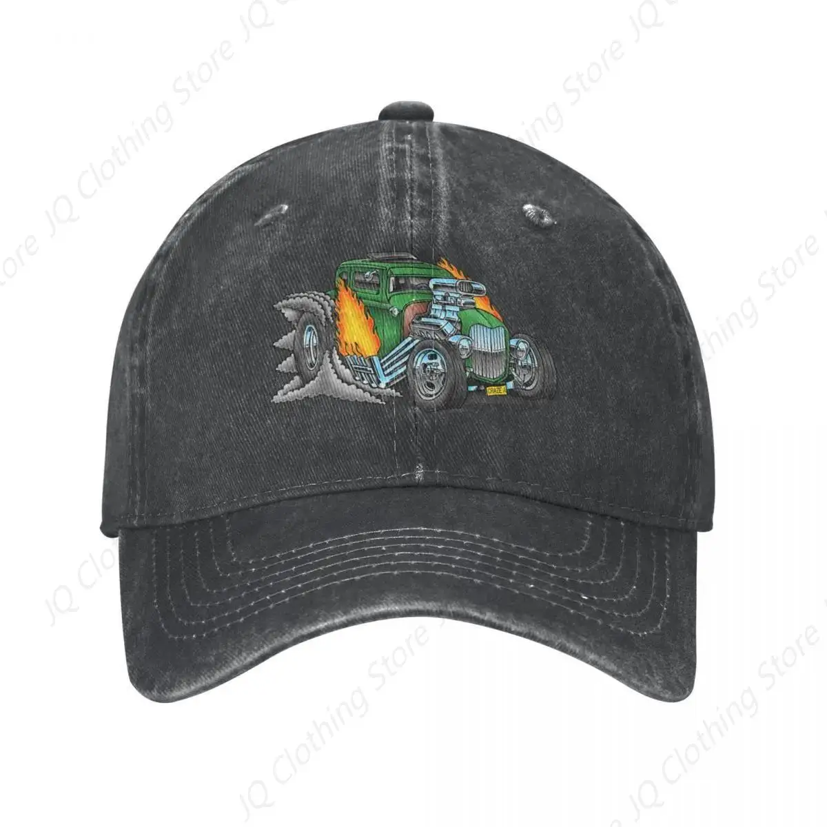 Benjamins Hot Rod Cowboy Hat Beach derby hat Snapback Cap Women's Golf Clothing Men's