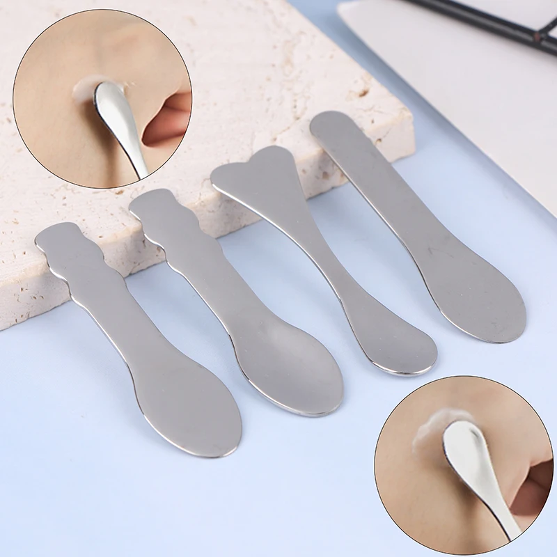 1Pcs Face Spatula Massager Eye Cream Spoon Stick Skincare Beauty Tool Makeup Applicator Cosmetic Instrument Mini Scoop