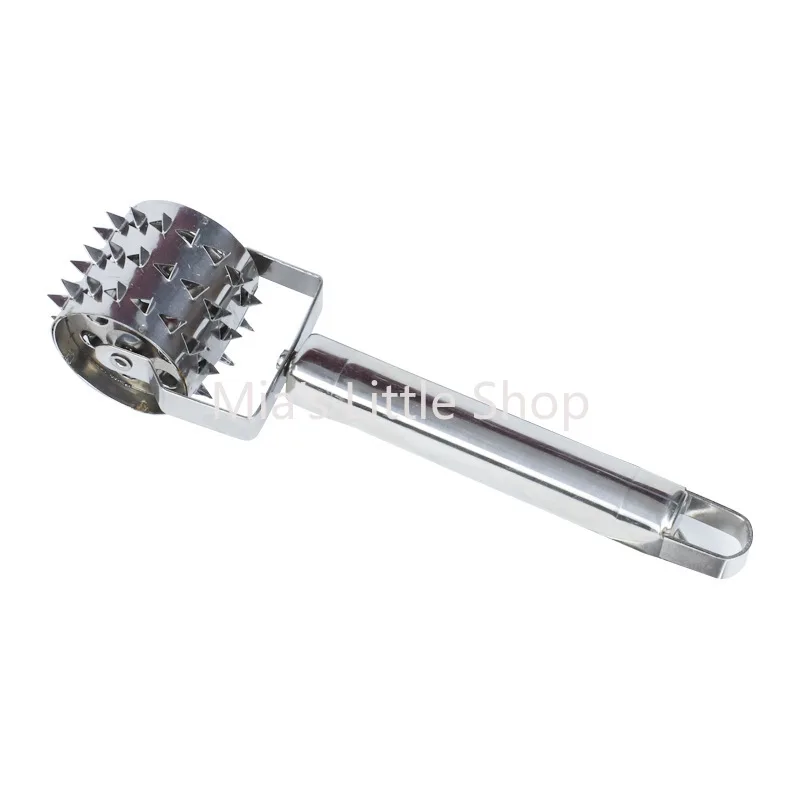 Stainless Steel Household Steak Tenderizer, Rolling Steak Wheel Meat Tenderizing Needles Kitchen Tool