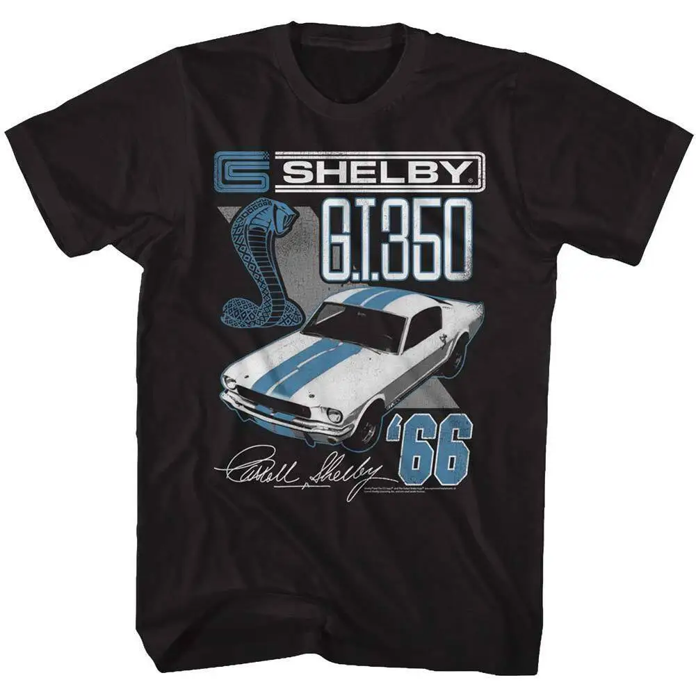 Men'S Carroll Shelby Gt350 T Shirt Large Black