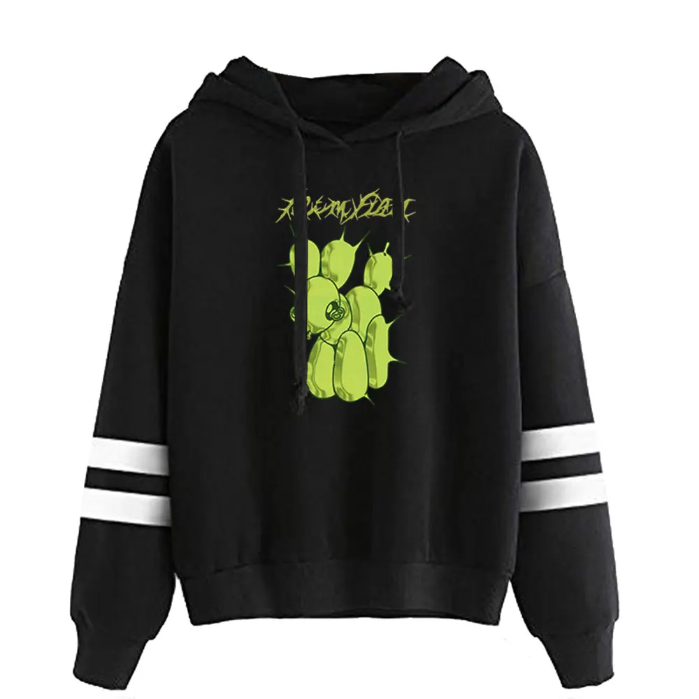 

Flamingo FLIM FLAM FF Spikey Balloon Green Hoodie Mercch Pocketless Parallel Bars Sleeve Hooded Harajuku Men/Women Sweatshirt