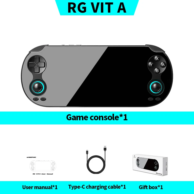 ANBERNIC RG VITA pro Handheld Game Console IPS Touchscreen 5000mAh Video Gaming Player AI Streaming Compatible RixelHK image 3