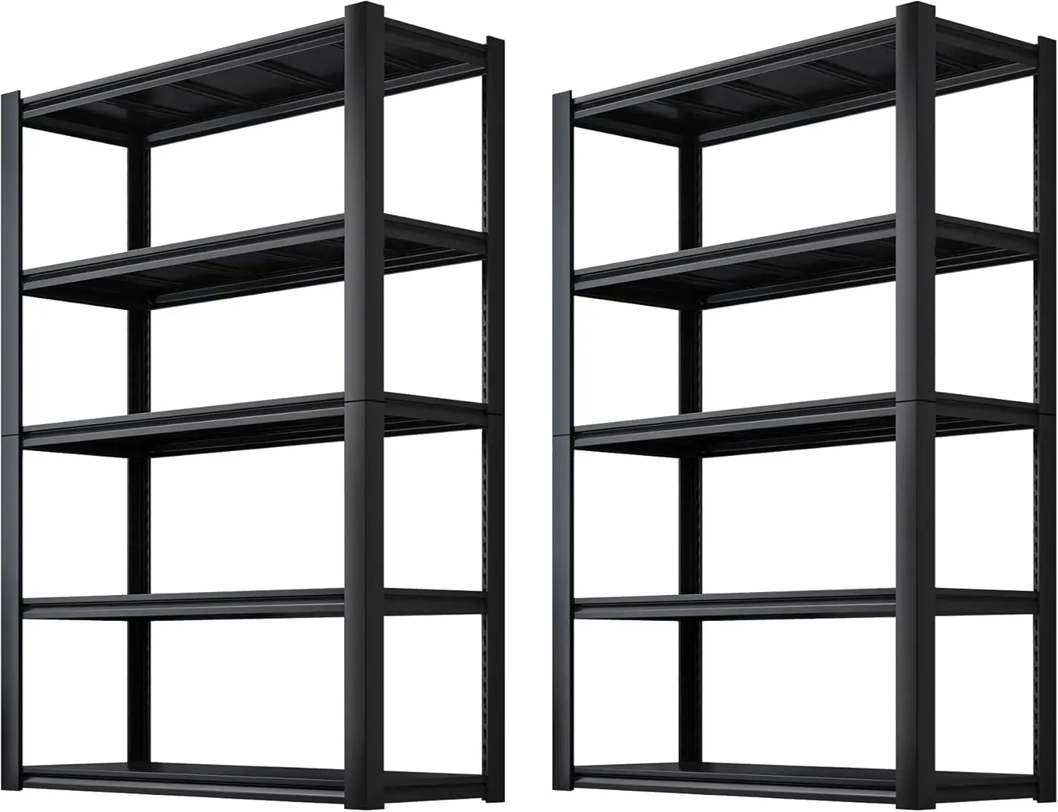 Garage Shelving Heavy Duty Garage Storage Shelves, Extra Large Adjustable Storage Rack with 5-Tier Metal Shelving unit