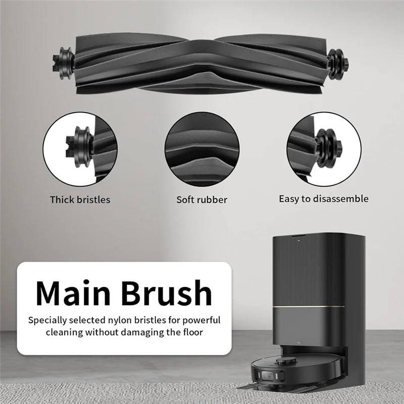 

Cooking Appliances For Dreame L10s Pro Ultra Heat/X30 Ultra /X30 Pro/ S10 Pro Ultra Vacuum Roller Side Brush Filter Mop Pad Dust