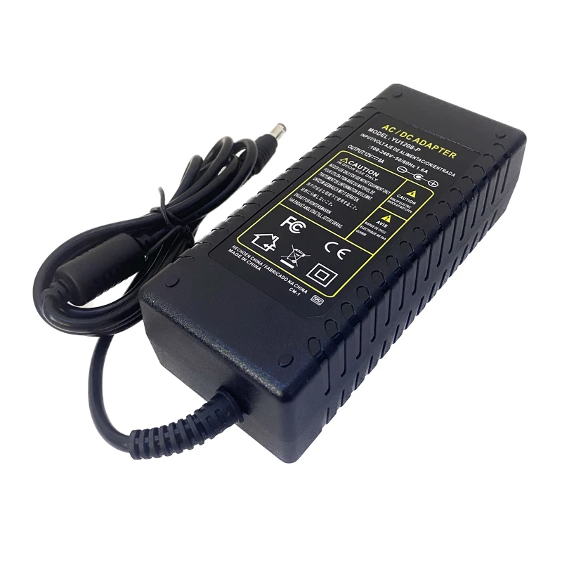 Adaptador de fuente de alimentación conmutada, transformador de tira de luz LED, convertidor de lámpara de controlador, CA 110V, 220V a cc 12V, 8A, 96W, UE, EE. UU., Reino Unido, AU