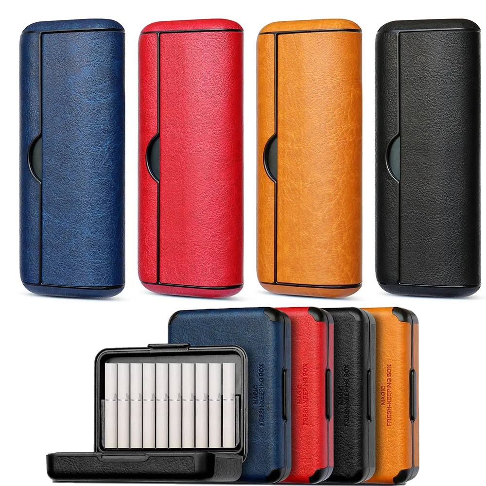 

5 Colors Leather Case for IQOS ILUMA Prime Cover Bag Cases Holder Pouch Protective Accessories