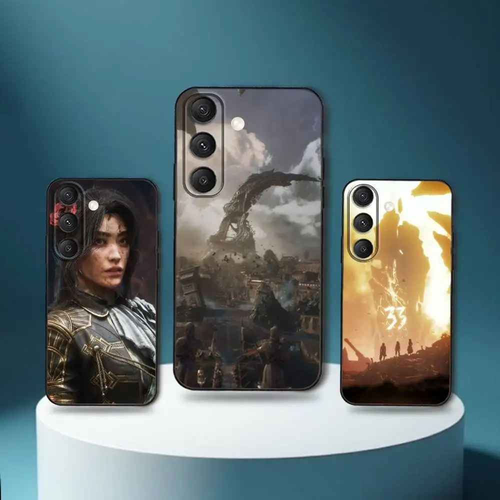 

C-Clair Obscur Expedition 33 Phone Case For Samsung S25,S24,S23,S22,S21,S20,S10,Ultra,Plus,Lite,FE,Soft Silicone Black Cover