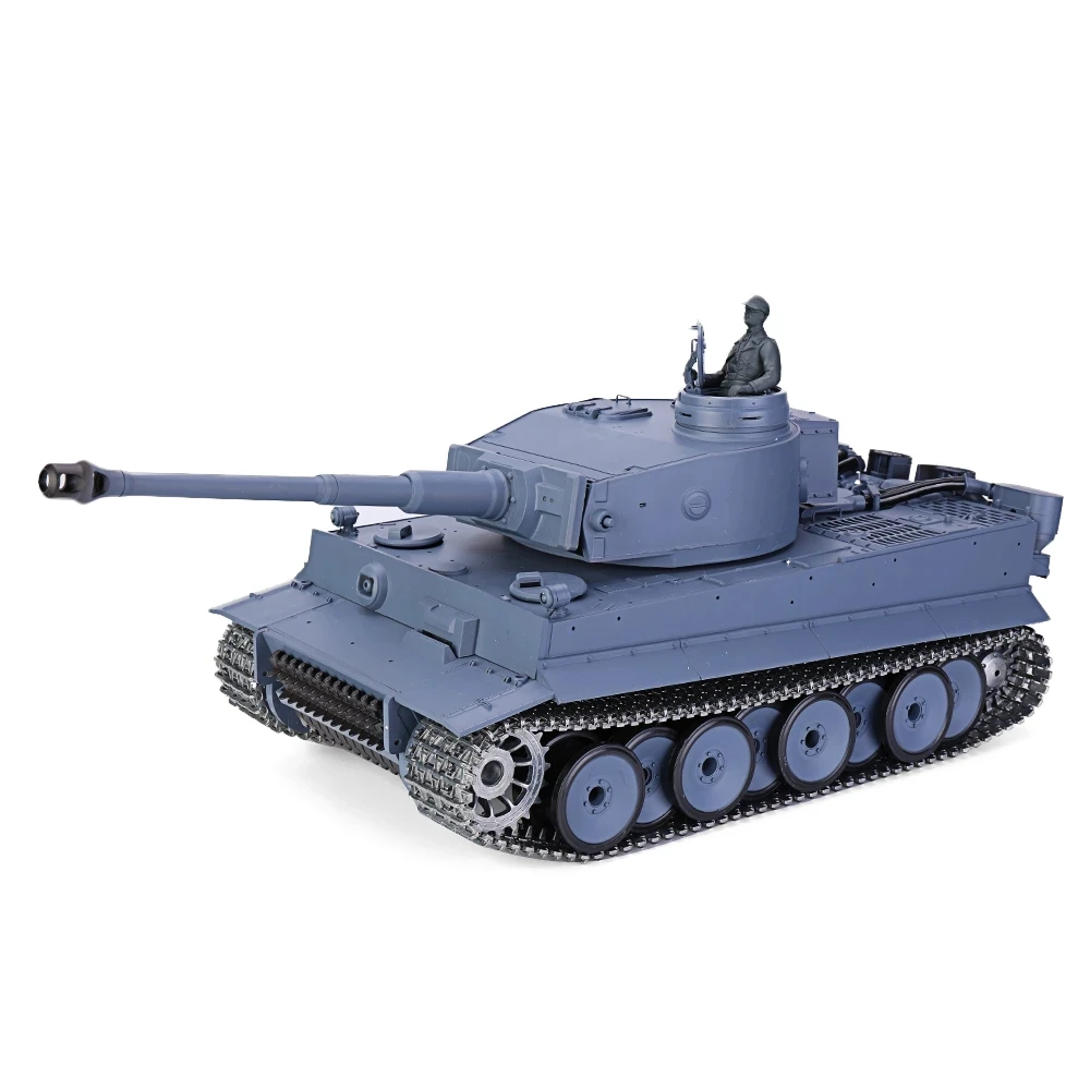 

Heng Long Electric Toys 3818-1 Pro 1/16 2.4G Germany Tiger I RC Battle Tank Metal Track RTR - 6.0 Pro Version