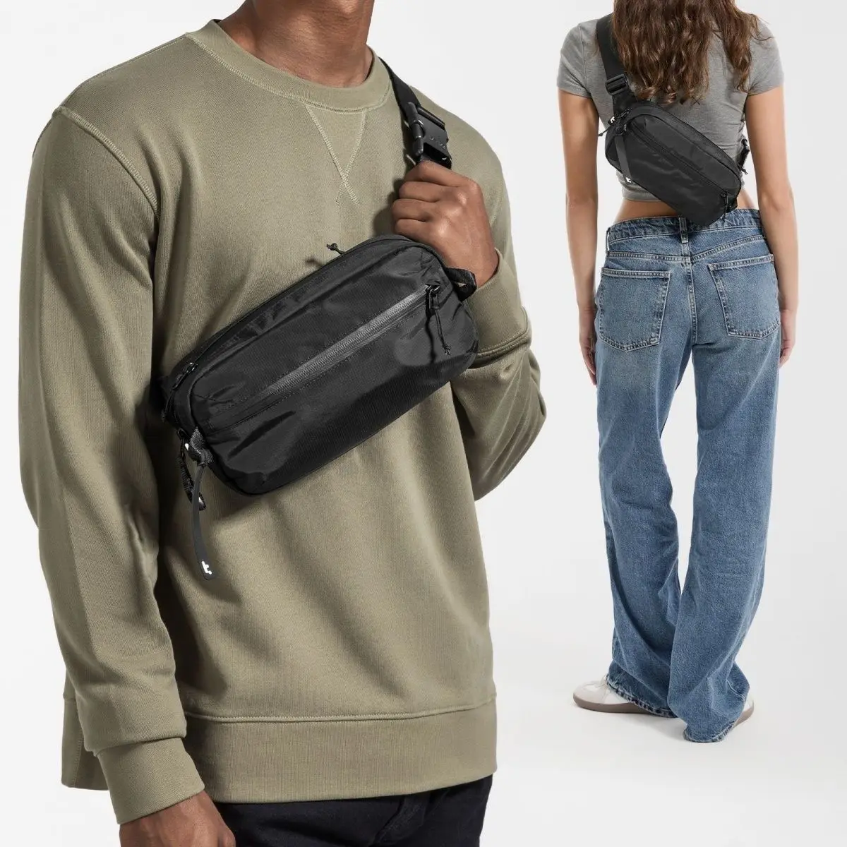 

2026 Multi carry Men Sling Bag Japanese Chest Bag Casual Sport Crossbody Waist Bag For Men