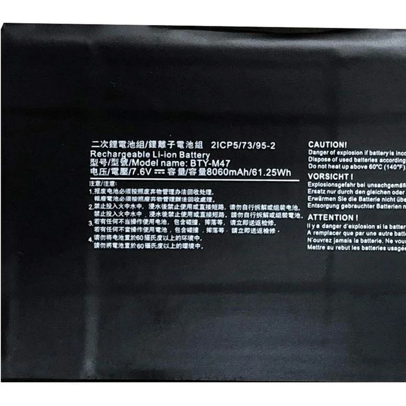 BTY-M47 Genuine battery Applicable MSI GS40 6QE-006XCN 6QE-055XCN GS43 GS43VR 6RE-045C