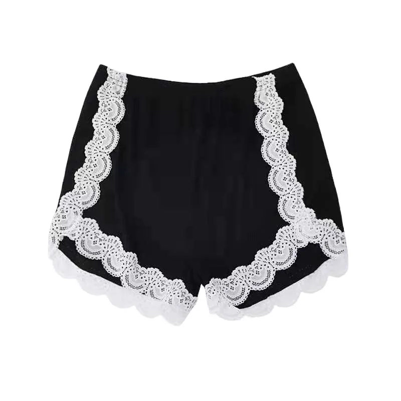 Women\'s Summer Lace Shorts Sexy Female Safety Briefs High Waist Pajamas Nightwear Shorts for Women 2022 Trend Booty Short Pants