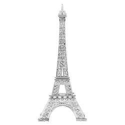 Eiffel Tower Model Metal Eiffel Tower Figurine Retro Eiffel Tower Architectural Statue Ornament Travel Souvenir Photo Prop Decor