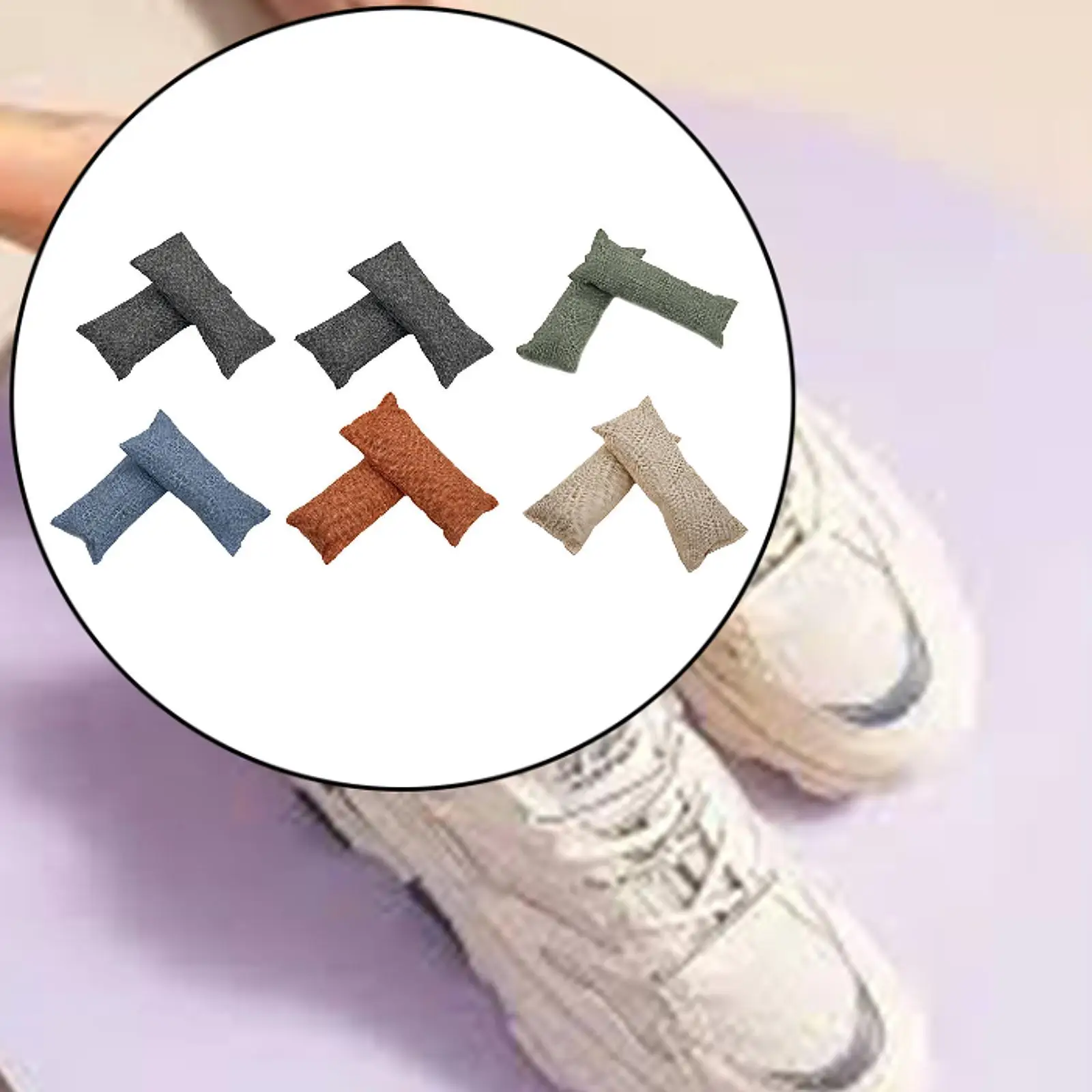 

2 Pieces Shoe Deodorizers Air Purifying Bags Easy to Use Air Purification Accessories for Wet Rainy Weather Bedroom