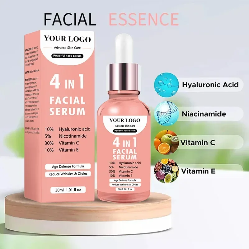 

Частная марка Essence, индивидуальный логотип, антивозрастной ремонт, мощная гиалуроновая кислота, продукт для ухода за кожей лица, VC, оптовая продажа