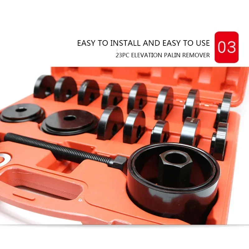 Automatic Disassembly Auto Repair Tool 23 Pieces Of Puller Bearing Pressure Roller Puller Adapter Disassembly Kit