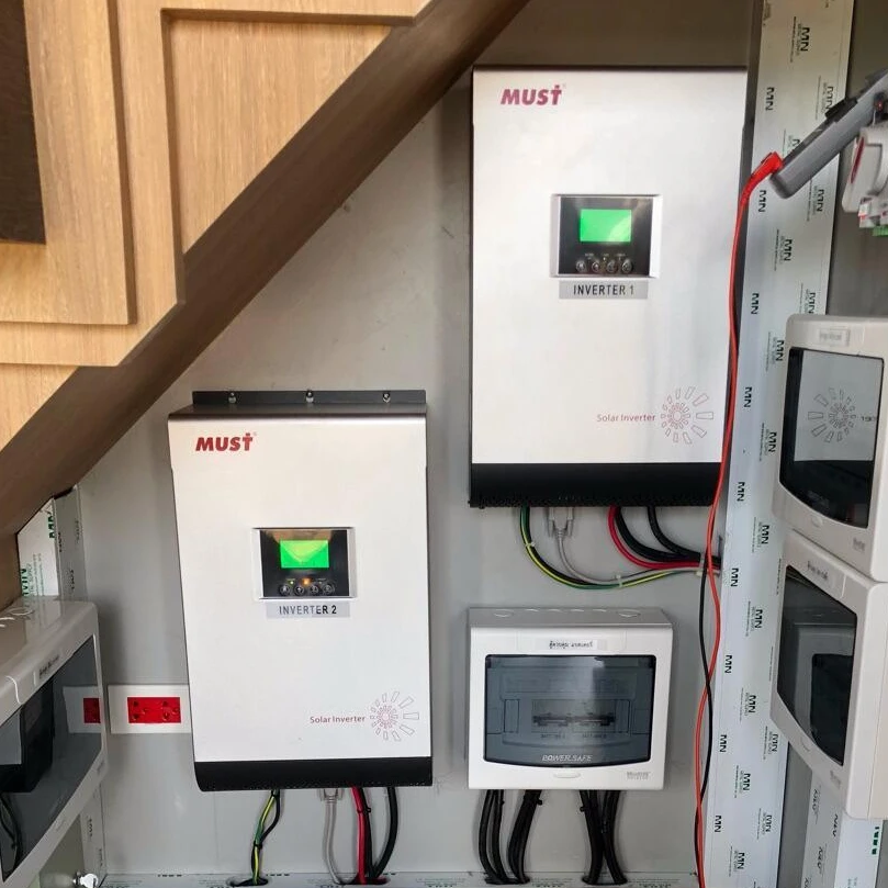 MUST STOCK 5KVA 48Volt 4KW 5KW 24V 3KW 10KW Hybrid PV Charger Power System Home Solar Energy Storage Inverter With MPPT Trackers