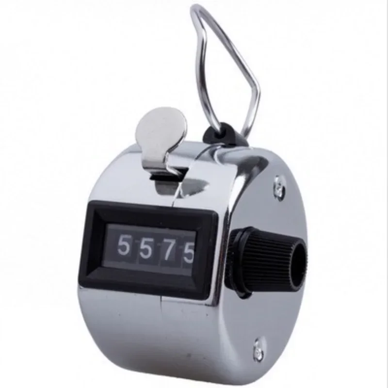 Mechanical clip all metal manual counter passenger flow prayer bead counting device