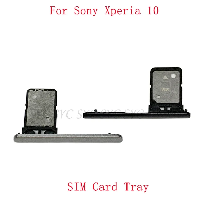 SIM Card Tray SIM Card Slot For Sony Xperia 10 Memory MicroSD Card Holder Repair Parts