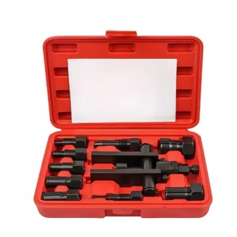 10Pcs Motorcycle Internal Bearing Puller Kit Bearing Extractor Removal Tool with Storage Box