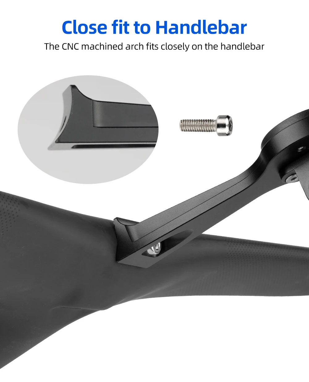 Deemount Extended Stem Holder für Specialized Roval Rapide Cockpit, passend für Garmin 1050 Wahoo ACE Magene GoPro Mount Bracket Holder – Detail 10