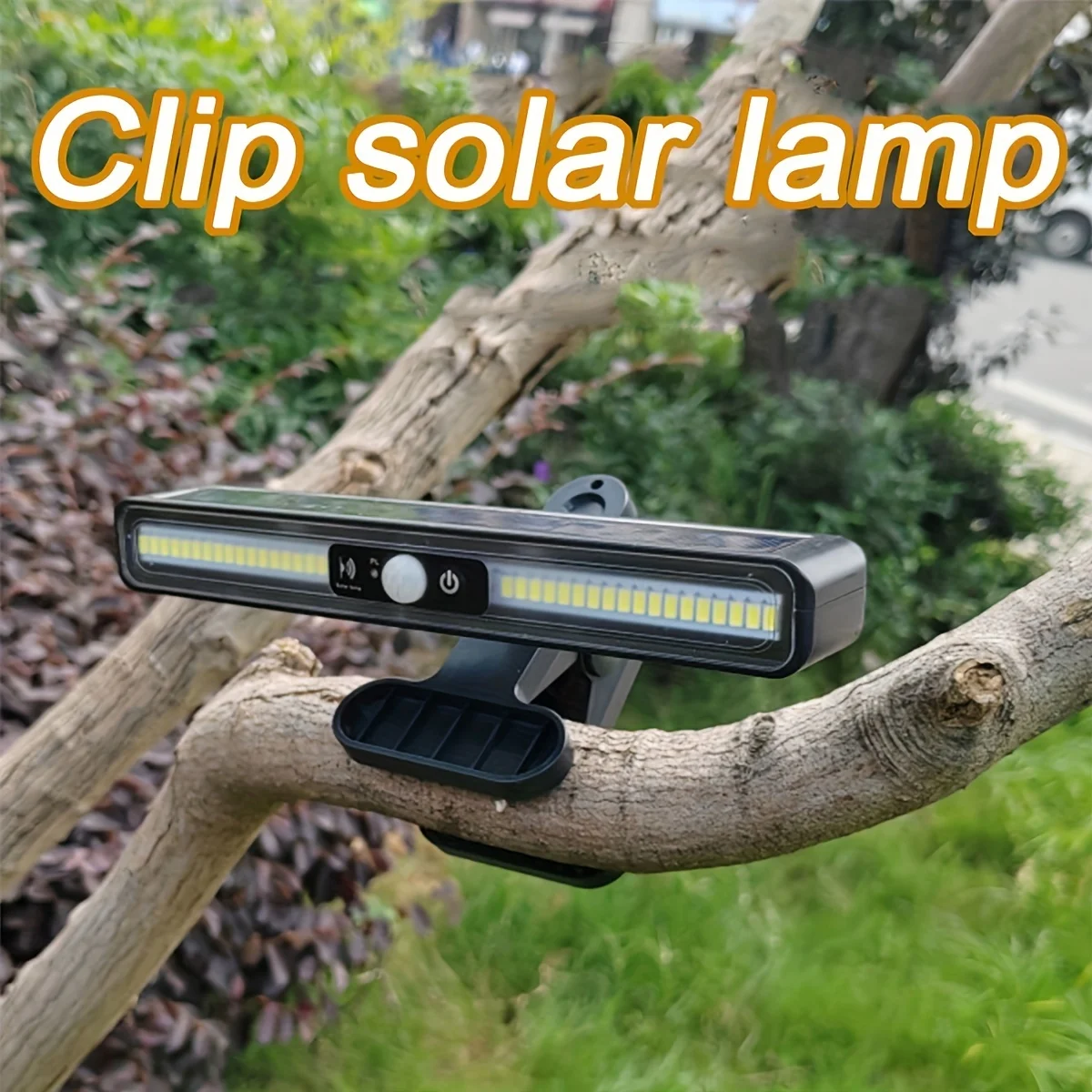 

Ultra-Bright Solar Clip-On Landscape Light - Motion Sensor for Yard, Garden, Fence & Outdoor Decor