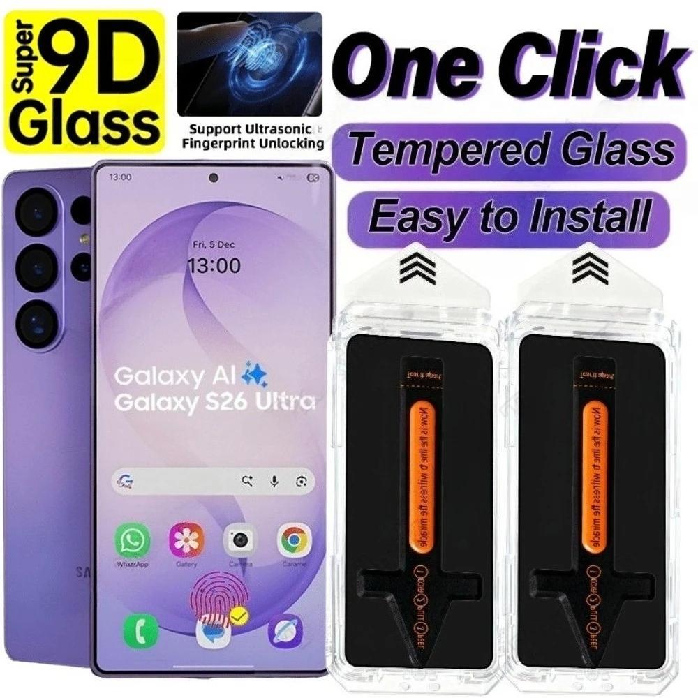 

2Pcs Anti Spy Tempered Glass for Samsung Galaxy S26 S25 S24 Ultra S23 S22 S21 Plus S26 S25 Edge One Click Installation Protector