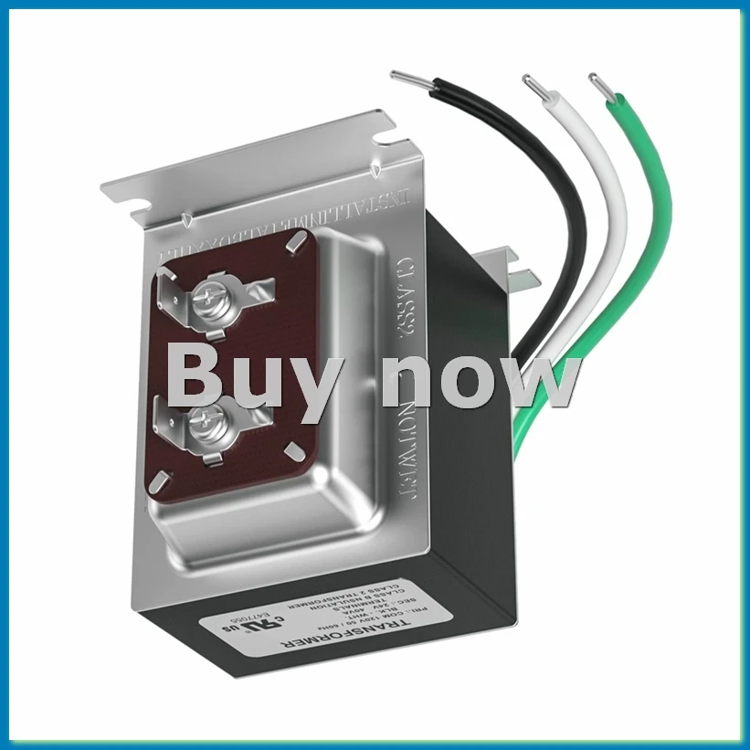 Türklingel-Transformator 24 V 40 VA für Ring-Video-Türklingeln, festverdrahtetes Türklingel-Transformator-Netzteil-A75P
