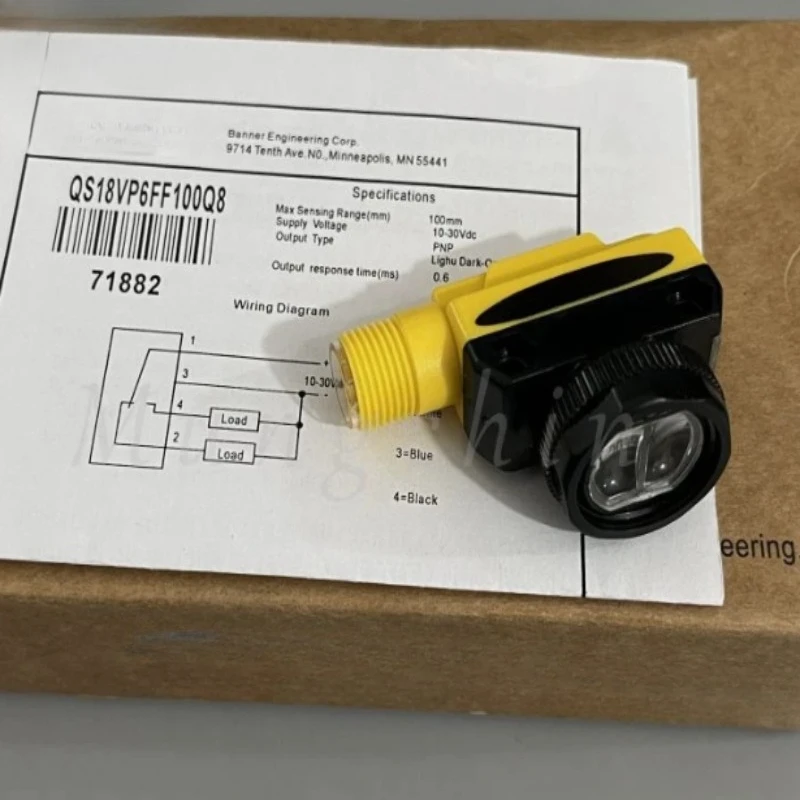 

Brand New Original QS18VP6FF100Q8 cylindrical diffuse detection range 100mm output type PNP QS18VP6FF100Q8 Fast Shipping