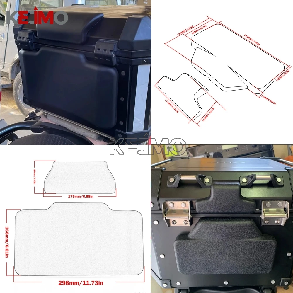 

Motorcycle R 1250 GS gs 2025 2024 Rear Case Cushion Passenger Backrest Lazy Back Pad set For BMW R1200GS R1250GS 1200GS ADV 2018