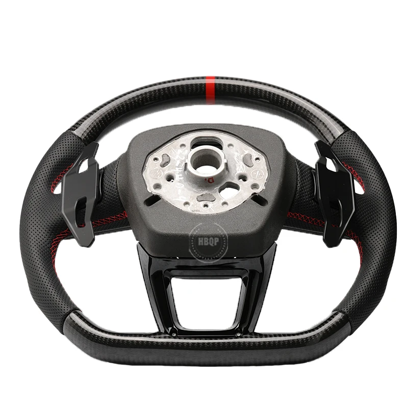 A Heated Steering Wheel Suitable For Audi Q5, Q5l, And SQ5, Equipped With Multifunctional Buttons And Shift Paddles