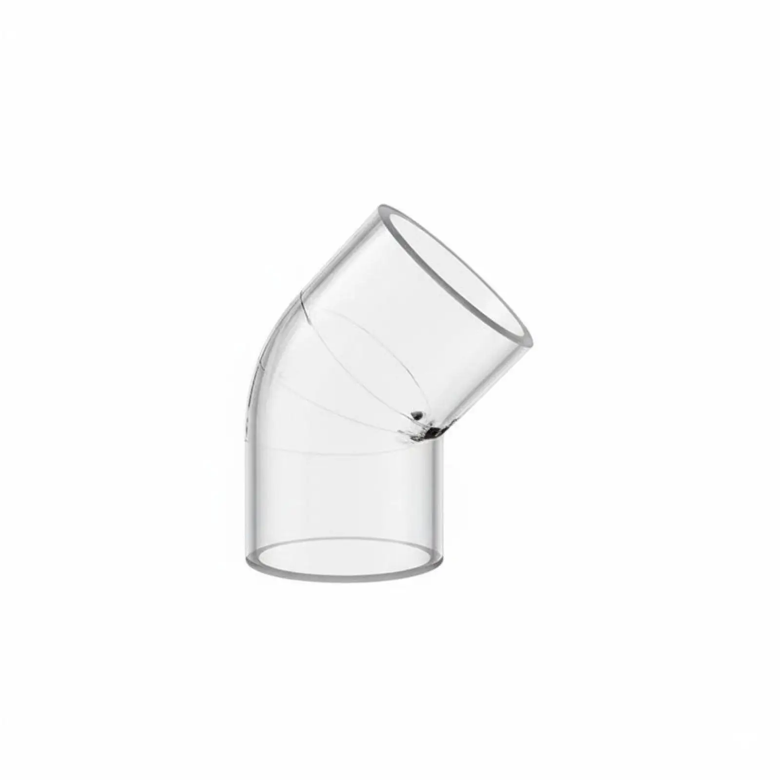Aquarium Elbow Clear Acrylic Pipe Fitting Modular Connector Water Flow Part for Fish Tank Circulation Setup