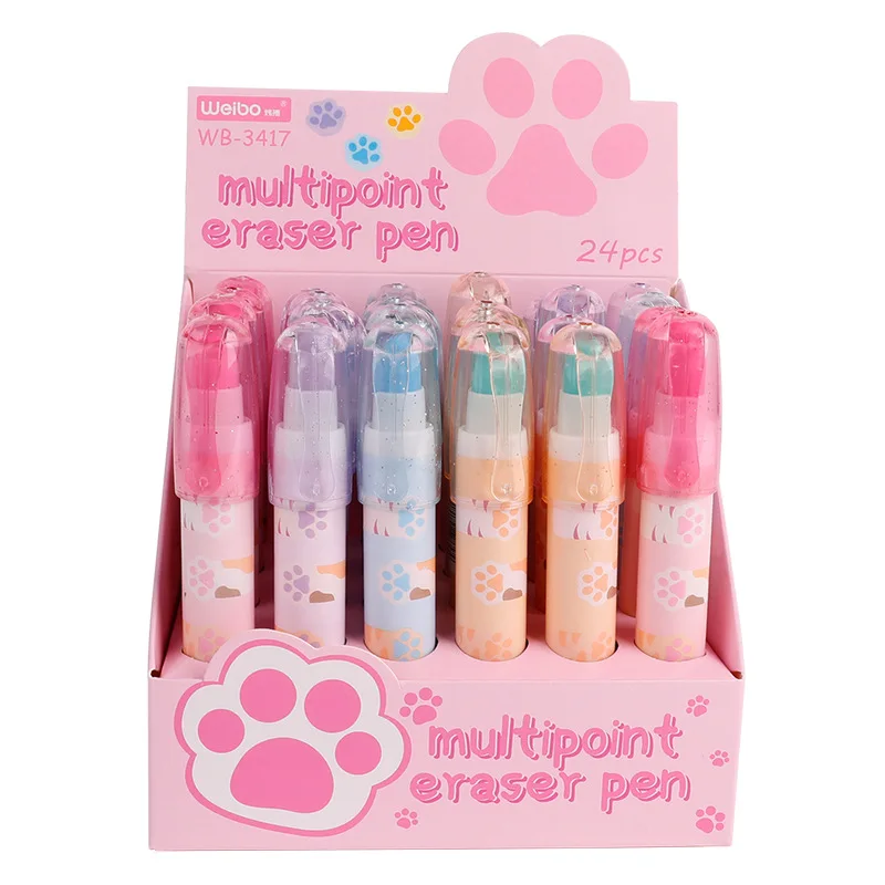 Nieuwigheid Pen Type Gummers Kawaii Potlood Gumeren Voor Kinderen Studenten Koreaanse Briefpapier Corrector Tools School Kantoorbenodigdheden