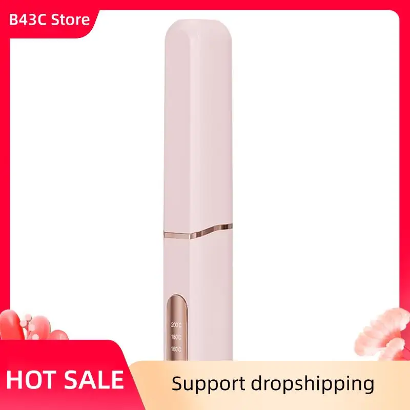 

B43C Мини-оjemная горячая расческа Беспроводная портативная щетка для выпрямления волос для женщин Выпрямитель для волос