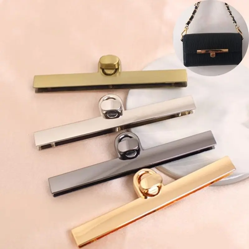 Vintage Bag Metal Clasp Turn Locks Twist Button For DIY Handbag Leather Craft Bag Purse Hardware Elegant Gold Bag Accessories