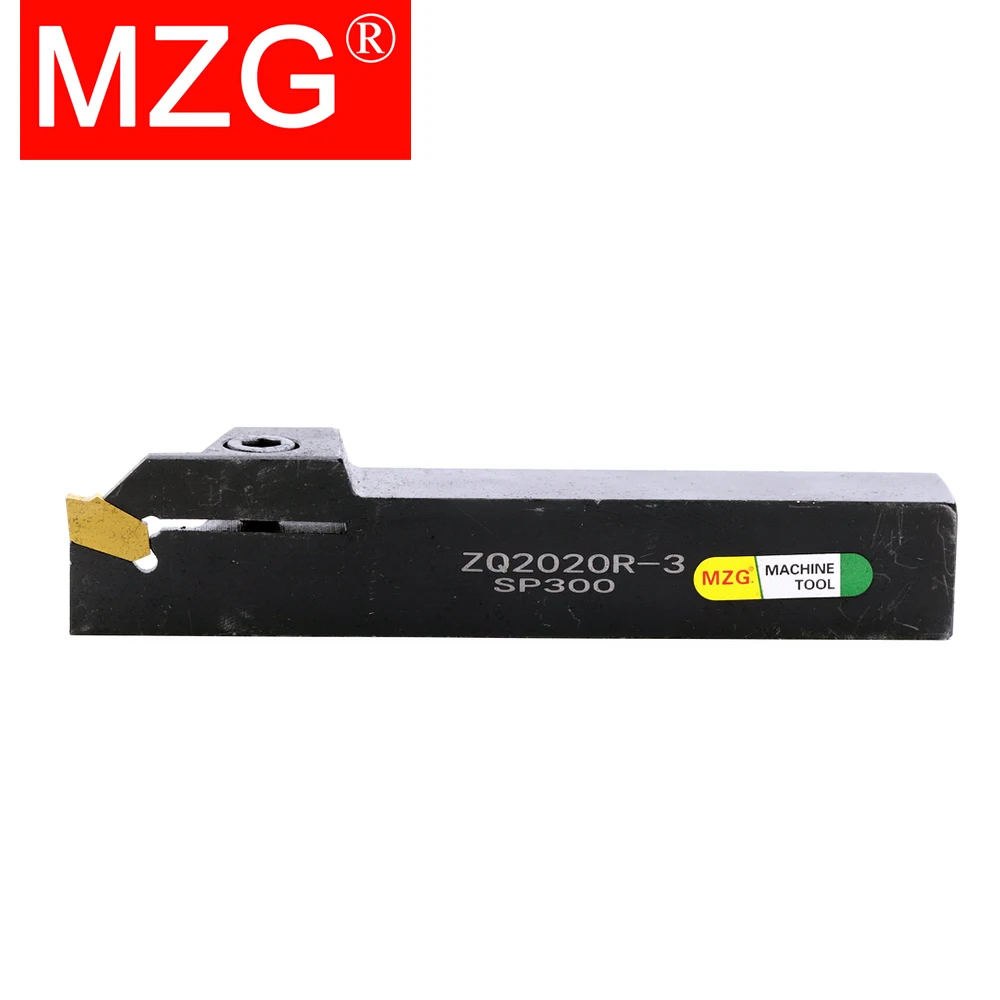 MZG ZQ 16 20 25MM Rãnh Chiều Rộng 2 3 4 5Mm CNC Máy Tiện Cắt Toolholder Kim Loại Rãnh lưỡi Chia Tay Cắt Nhàm Chán Công Cụ