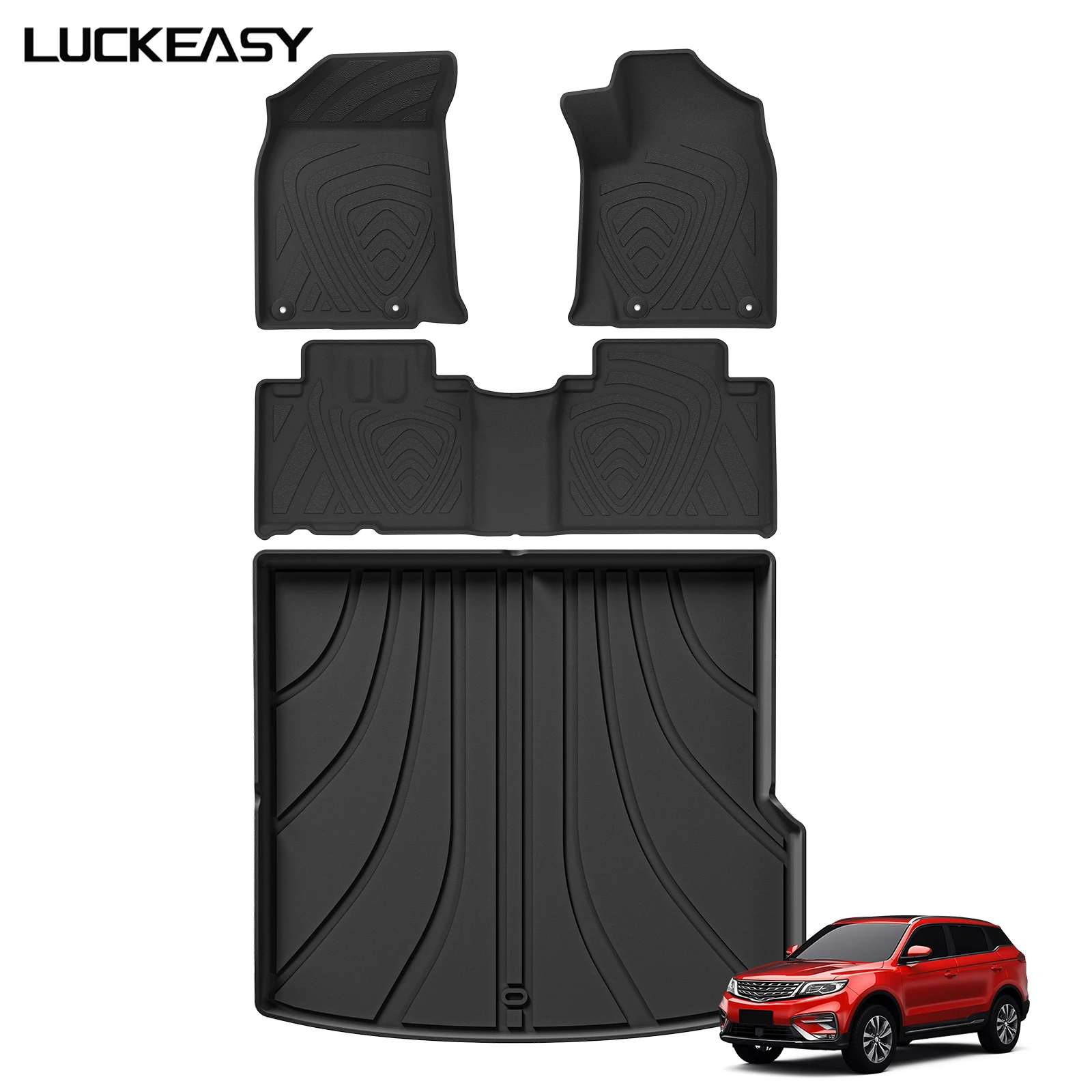 

Коврики для пола автомобиля и багажника (TPE 3D) для Proton X70 2018-2025, всепогодные аксессуары