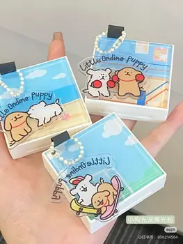 小奧丁妮系列小狗高光自然立體腮紅單碟珠光霧面提亮膚色 10 最佳銷售 小奧丁 - №3