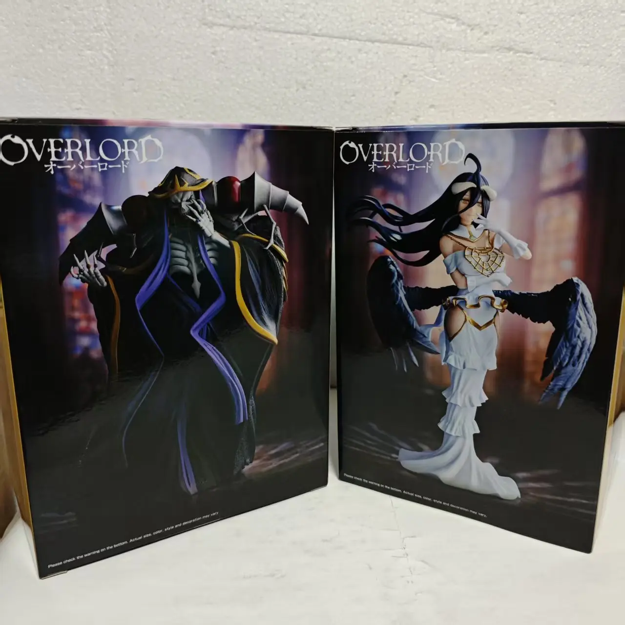 

Banpresto OVERLORD аниме Ainz Ooal Gown & Albed FIGURE фигурки героев модель фигурка оригинальная коллекция украшений Figuarts