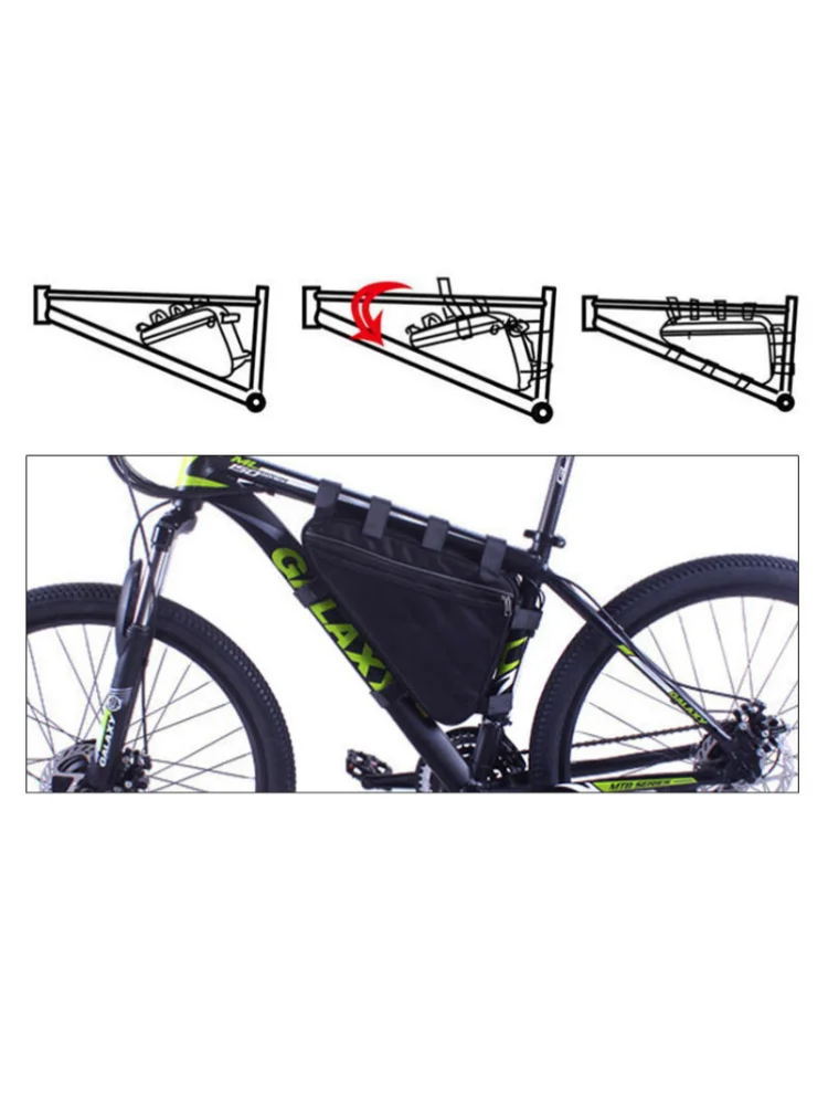 AliExpress NONE battery bag for electric bicycle, 36v, 48v, 60v, 72v, e-bike, triangular bags for black bicycle box, maximum load of 126 cells