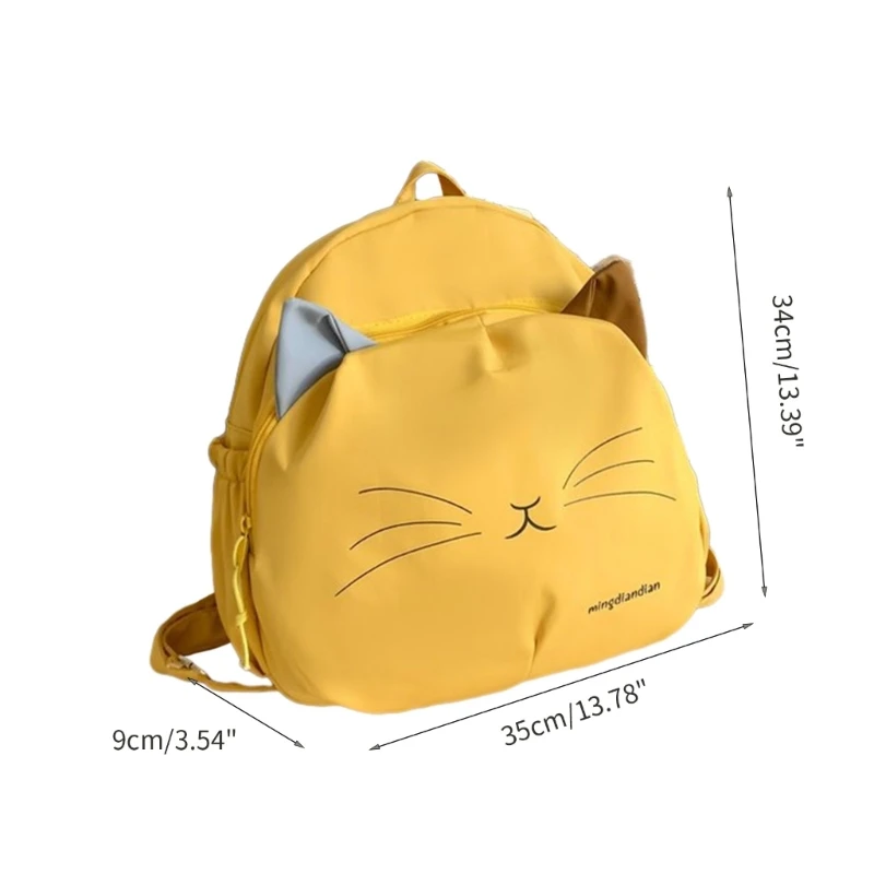 Cartoon Cat Zaino Zainetto Studenti di moda Grandi zainetti Zaino stile coreano per ragazze adolescenti Zaino casual da donna