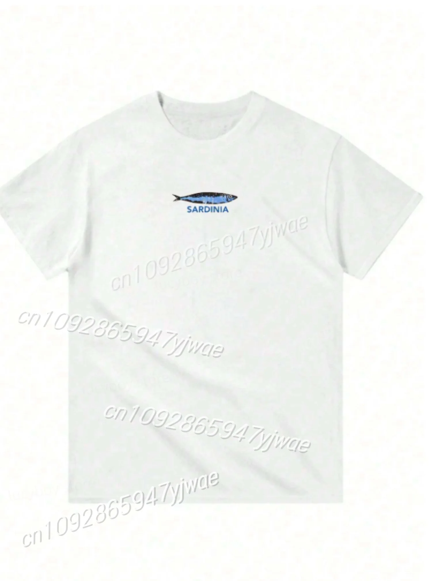 2025 frauen Sardine Gedruckt Harajuku Beliebte Casual Sommer lebensmittel Grafik T Shirts Straße tragen frauen Kleidung Y2k T tops