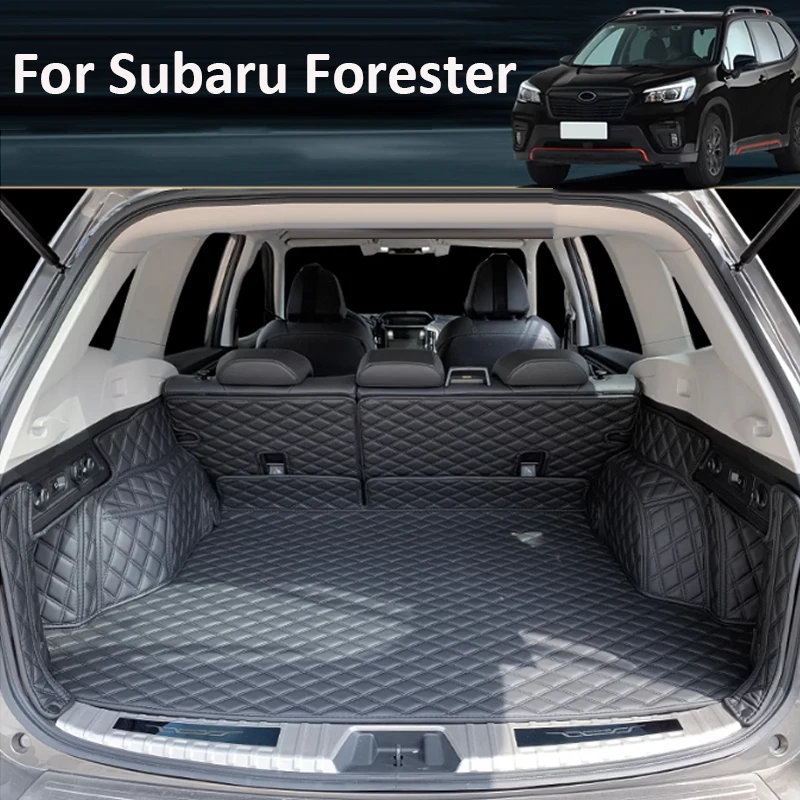 

For Subaru Forester 2019-2022 Car Trunk Mats Rear Tailbox Cargo Liner Protector Anti-dirty Carpet Cover Pads 2013 2017 2018