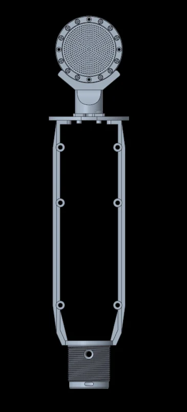 DIY-microfoonbehuizing 687 met popfilterbehuizing shellframe voor studio-audiodeel zwart en zilverkleur Zwart