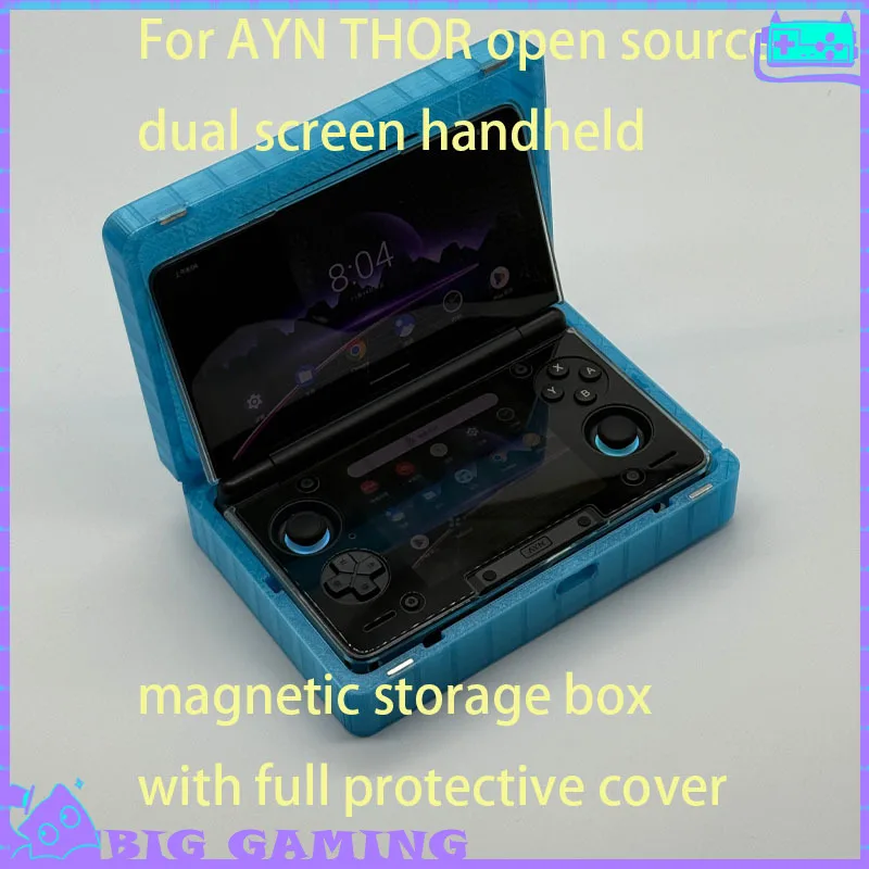 

Коробка для хранения игровой консоли Ayn Thor, портативный магнитный защитный чехол с двумя экранами и открытым исходным кодом, пыленепроницаемый, красивый, в стиле ретро