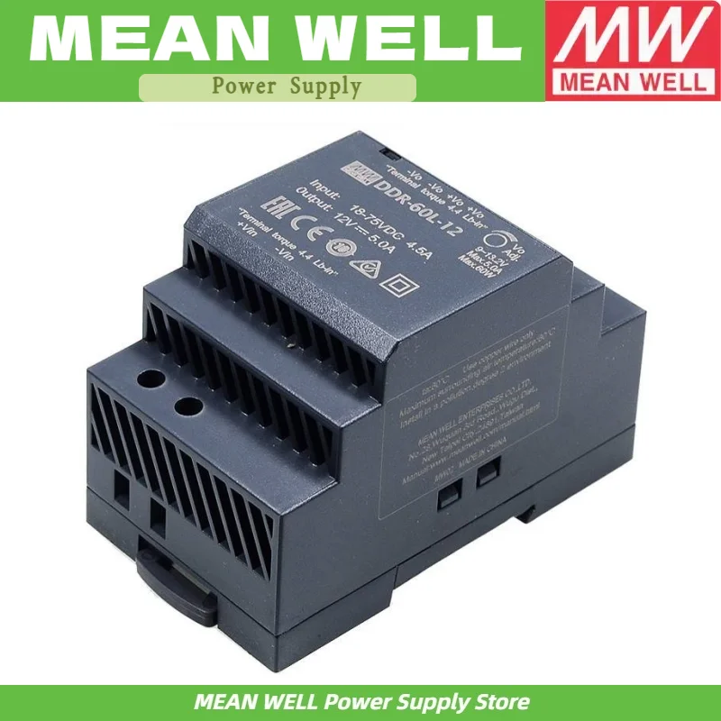 

DDR-60 MEAN WELL DDR-60G-24 mean well DDR-60G 24V Power supply 60W 2.5A