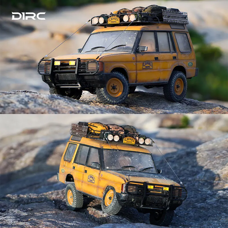 D1RC New 2nd Generation simulate Metal Chasis 313mm wheelbase 1:10 Camel Trophy Land Rover Discovery RC car remote control crar