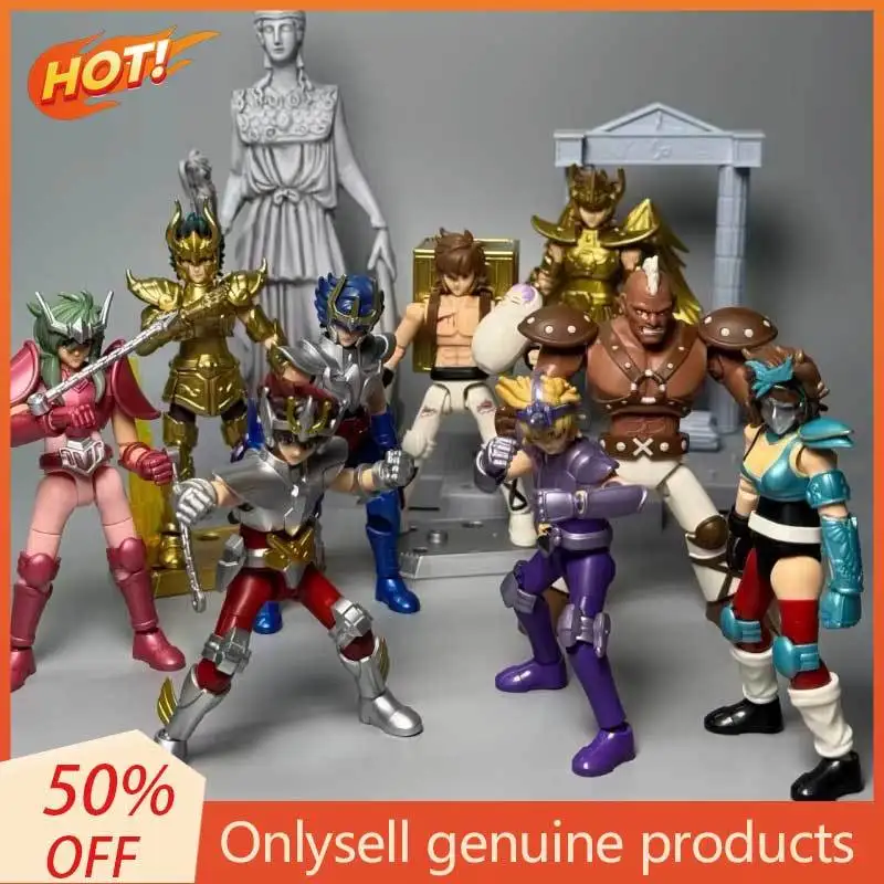 

Blokees Saint Seiya Galaxy 2, экшн-кукла Camus Hoyoga Dohko Milo Shiryu Pegasus Nachi, аниме-кукла, игрушка, подарок для фанатов